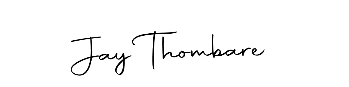 Design your own signature with our free online signature maker. With this signature software, you can create a handwritten (Autography-DOLnW) signature for name Jay Thombare. Jay Thombare signature style 10 images and pictures png