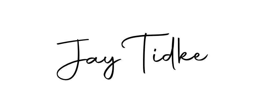 Make a short Jay Tidke signature style. Manage your documents anywhere anytime using Autography-DOLnW. Create and add eSignatures, submit forms, share and send files easily. Jay Tidke signature style 10 images and pictures png