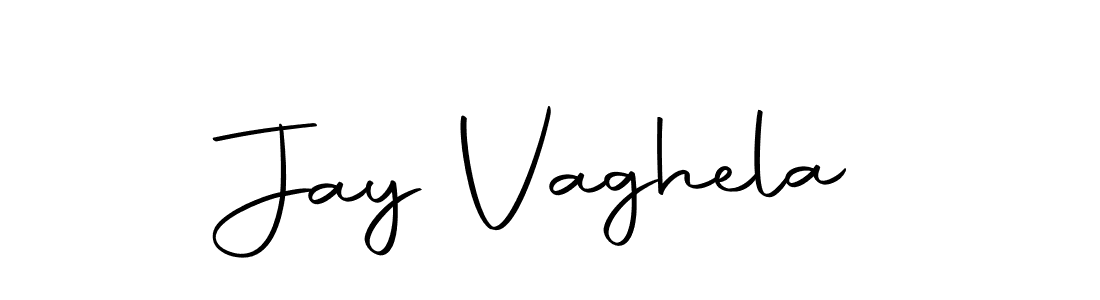 Create a beautiful signature design for name Jay Vaghela. With this signature (Autography-DOLnW) fonts, you can make a handwritten signature for free. Jay Vaghela signature style 10 images and pictures png