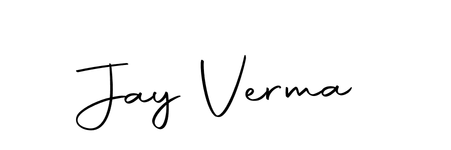 Jay Verma stylish signature style. Best Handwritten Sign (Autography-DOLnW) for my name. Handwritten Signature Collection Ideas for my name Jay Verma. Jay Verma signature style 10 images and pictures png