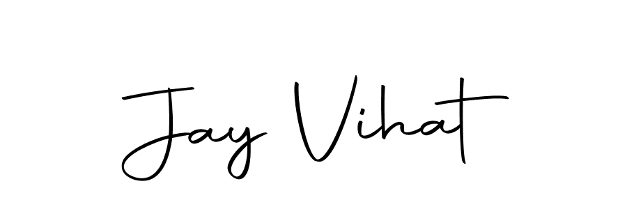 Make a short Jay Vihat signature style. Manage your documents anywhere anytime using Autography-DOLnW. Create and add eSignatures, submit forms, share and send files easily. Jay Vihat signature style 10 images and pictures png