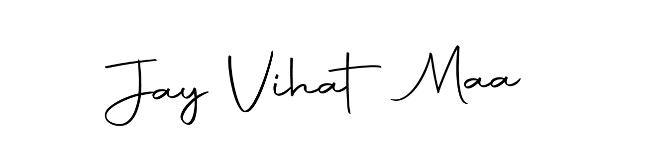 You should practise on your own different ways (Autography-DOLnW) to write your name (Jay Vihat Maa) in signature. don't let someone else do it for you. Jay Vihat Maa signature style 10 images and pictures png