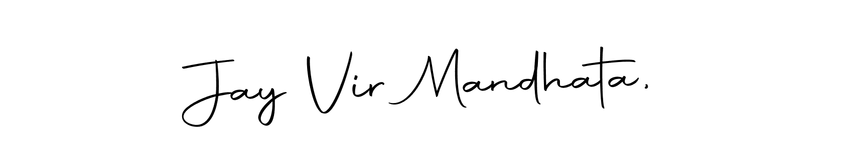Make a beautiful signature design for name Jay Vir Mandhata,. With this signature (Autography-DOLnW) style, you can create a handwritten signature for free. Jay Vir Mandhata, signature style 10 images and pictures png