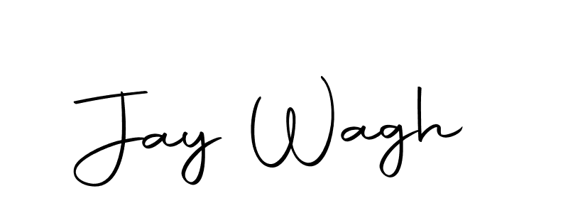 How to make Jay Wagh name signature. Use Autography-DOLnW style for creating short signs online. This is the latest handwritten sign. Jay Wagh signature style 10 images and pictures png