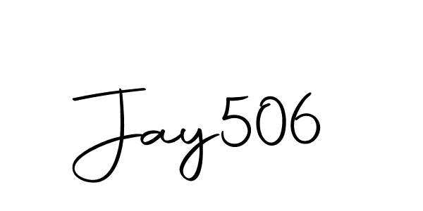 Design your own signature with our free online signature maker. With this signature software, you can create a handwritten (Autography-DOLnW) signature for name Jay506. Jay506 signature style 10 images and pictures png