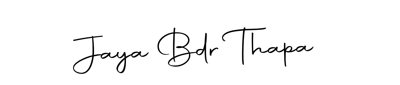 Make a beautiful signature design for name Jaya Bdr Thapa. Use this online signature maker to create a handwritten signature for free. Jaya Bdr Thapa signature style 10 images and pictures png