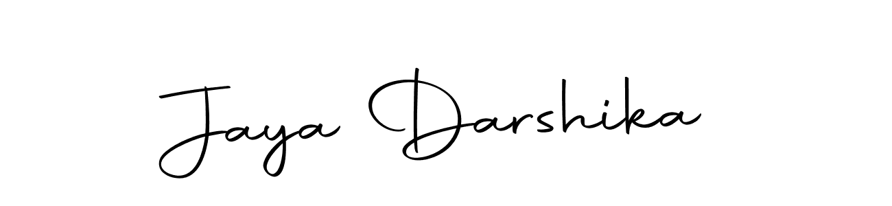 Create a beautiful signature design for name Jaya Darshika. With this signature (Autography-DOLnW) fonts, you can make a handwritten signature for free. Jaya Darshika signature style 10 images and pictures png