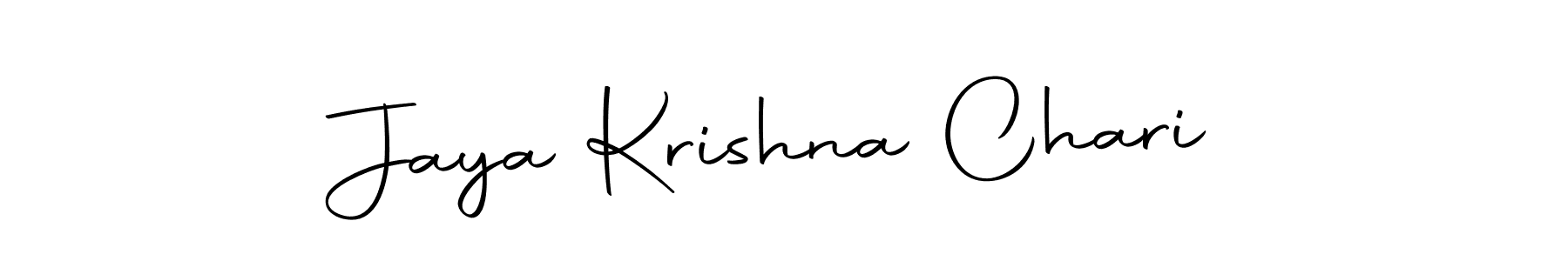 Make a short Jaya Krishna Chari signature style. Manage your documents anywhere anytime using Autography-DOLnW. Create and add eSignatures, submit forms, share and send files easily. Jaya Krishna Chari signature style 10 images and pictures png
