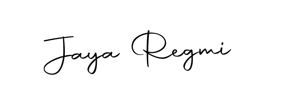 Make a beautiful signature design for name Jaya Regmi. Use this online signature maker to create a handwritten signature for free. Jaya Regmi signature style 10 images and pictures png