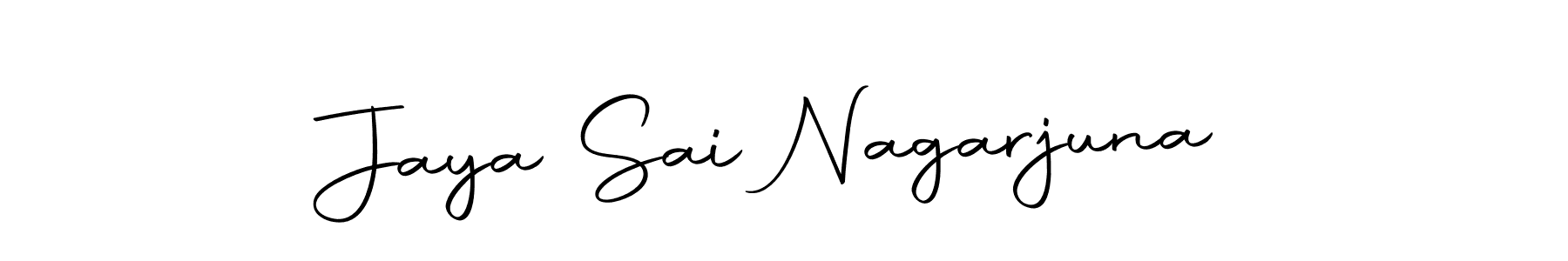 How to make Jaya Sai Nagarjuna name signature. Use Autography-DOLnW style for creating short signs online. This is the latest handwritten sign. Jaya Sai Nagarjuna signature style 10 images and pictures png