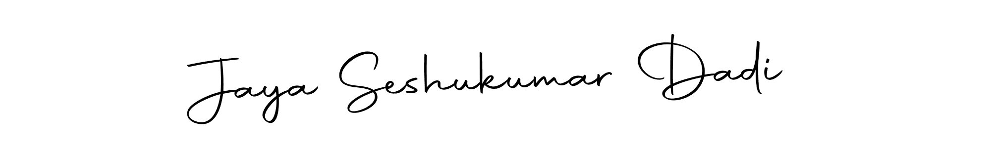 Autography-DOLnW is a professional signature style that is perfect for those who want to add a touch of class to their signature. It is also a great choice for those who want to make their signature more unique. Get Jaya Seshukumar Dadi name to fancy signature for free. Jaya Seshukumar Dadi signature style 10 images and pictures png
