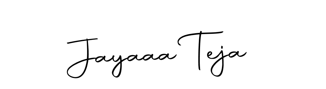 Design your own signature with our free online signature maker. With this signature software, you can create a handwritten (Autography-DOLnW) signature for name Jayaaa Teja. Jayaaa Teja signature style 10 images and pictures png