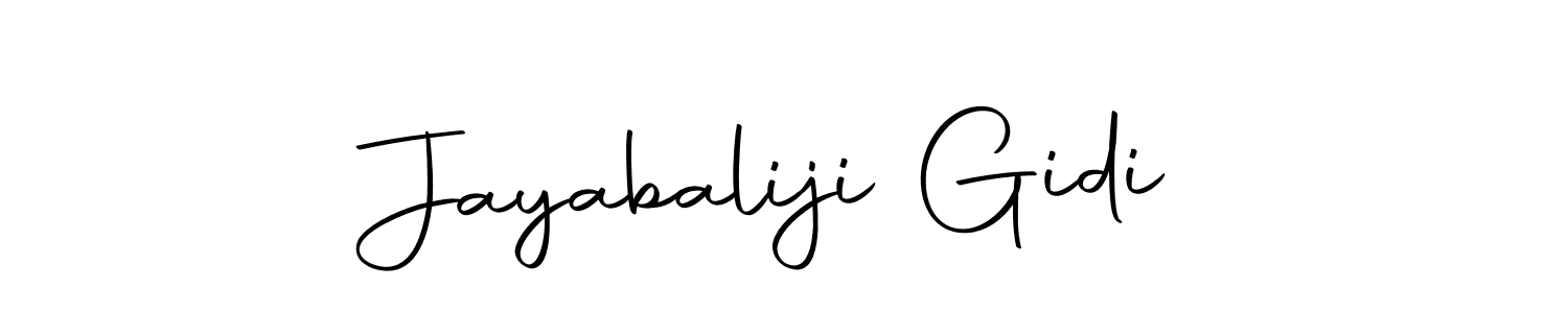 Make a beautiful signature design for name Jayabaliji Gidi. With this signature (Autography-DOLnW) style, you can create a handwritten signature for free. Jayabaliji Gidi signature style 10 images and pictures png