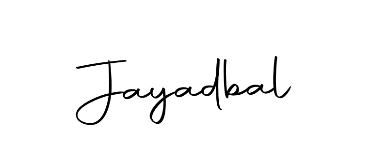 Use a signature maker to create a handwritten signature online. With this signature software, you can design (Autography-DOLnW) your own signature for name Jayadbal. Jayadbal signature style 10 images and pictures png