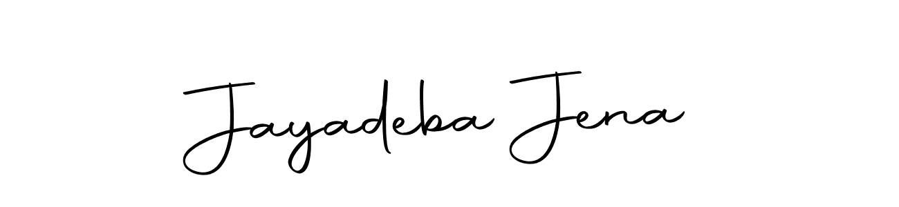 Design your own signature with our free online signature maker. With this signature software, you can create a handwritten (Autography-DOLnW) signature for name Jayadeba Jena. Jayadeba Jena signature style 10 images and pictures png