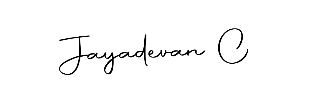 Make a beautiful signature design for name Jayadevan C. Use this online signature maker to create a handwritten signature for free. Jayadevan C signature style 10 images and pictures png