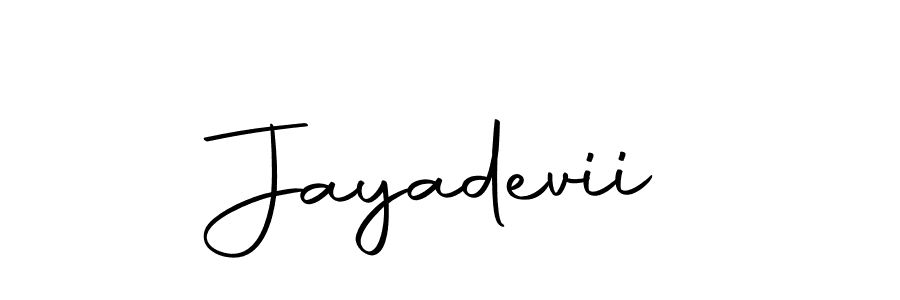 You should practise on your own different ways (Autography-DOLnW) to write your name (Jayadevii) in signature. don't let someone else do it for you. Jayadevii signature style 10 images and pictures png