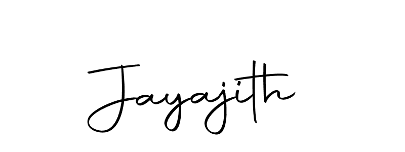 Use a signature maker to create a handwritten signature online. With this signature software, you can design (Autography-DOLnW) your own signature for name Jayajith. Jayajith signature style 10 images and pictures png