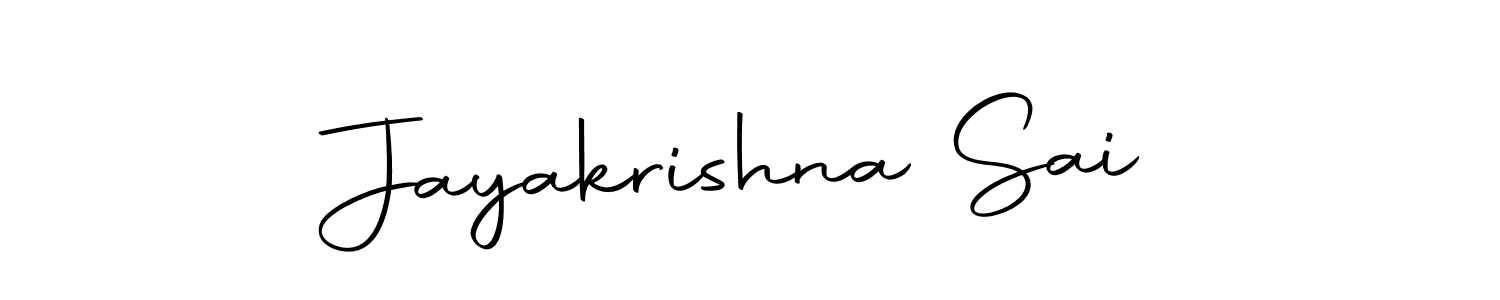 How to make Jayakrishna Sai signature? Autography-DOLnW is a professional autograph style. Create handwritten signature for Jayakrishna Sai name. Jayakrishna Sai signature style 10 images and pictures png
