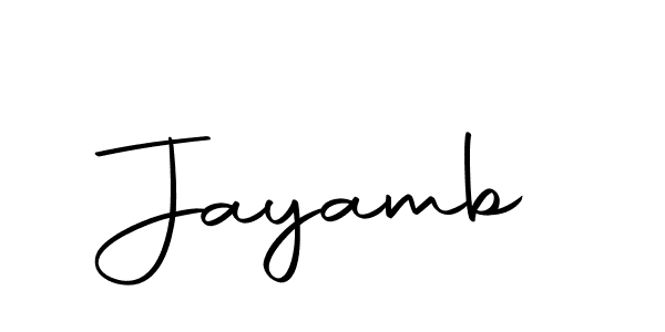 if you are searching for the best signature style for your name Jayamb. so please give up your signature search. here we have designed multiple signature styles  using Autography-DOLnW. Jayamb signature style 10 images and pictures png
