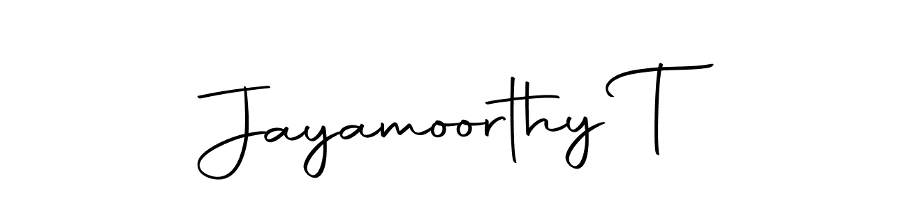 if you are searching for the best signature style for your name Jayamoorthy T. so please give up your signature search. here we have designed multiple signature styles  using Autography-DOLnW. Jayamoorthy T signature style 10 images and pictures png