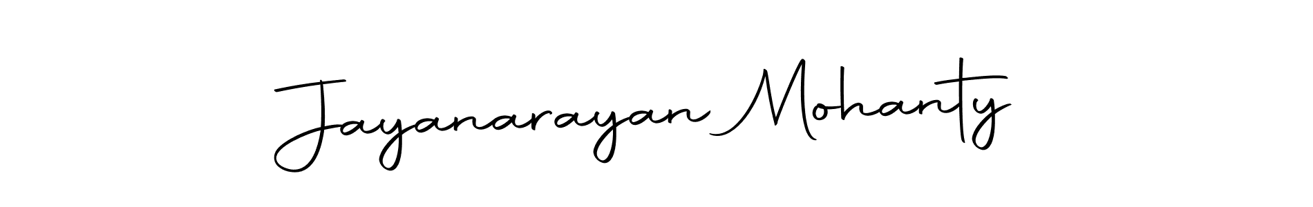 Create a beautiful signature design for name Jayanarayan Mohanty. With this signature (Autography-DOLnW) fonts, you can make a handwritten signature for free. Jayanarayan Mohanty signature style 10 images and pictures png