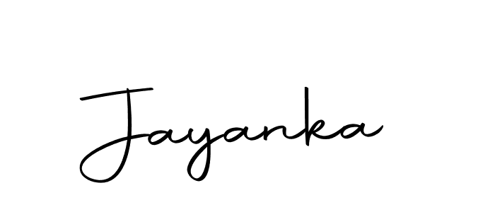 How to make Jayanka signature? Autography-DOLnW is a professional autograph style. Create handwritten signature for Jayanka name. Jayanka signature style 10 images and pictures png