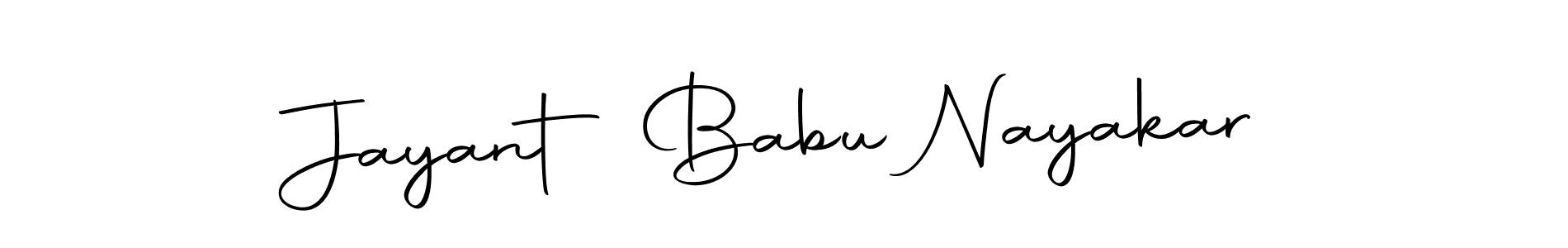 Design your own signature with our free online signature maker. With this signature software, you can create a handwritten (Autography-DOLnW) signature for name Jayant Babu Nayakar. Jayant Babu Nayakar signature style 10 images and pictures png