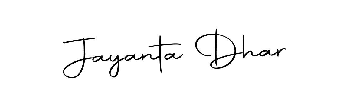 Use a signature maker to create a handwritten signature online. With this signature software, you can design (Autography-DOLnW) your own signature for name Jayanta Dhar. Jayanta Dhar signature style 10 images and pictures png