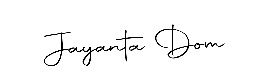 Make a beautiful signature design for name Jayanta Dom. With this signature (Autography-DOLnW) style, you can create a handwritten signature for free. Jayanta Dom signature style 10 images and pictures png