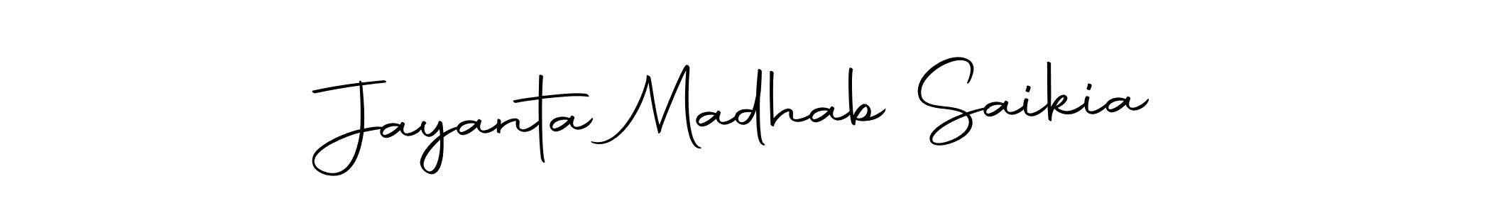 Jayanta Madhab Saikia stylish signature style. Best Handwritten Sign (Autography-DOLnW) for my name. Handwritten Signature Collection Ideas for my name Jayanta Madhab Saikia. Jayanta Madhab Saikia signature style 10 images and pictures png