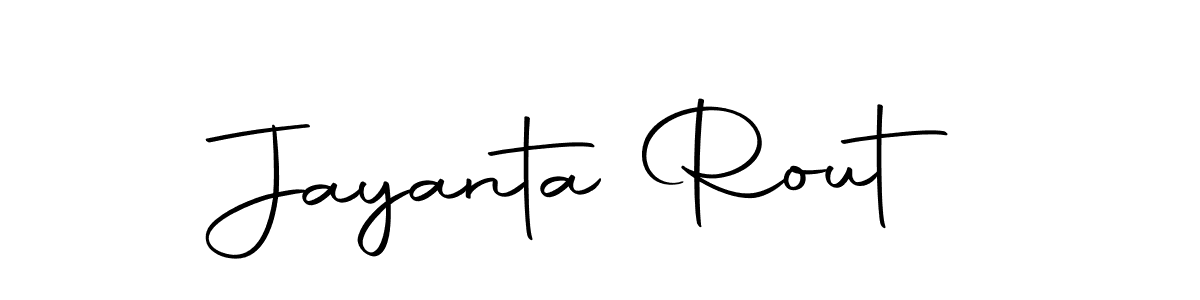 Create a beautiful signature design for name Jayanta Rout. With this signature (Autography-DOLnW) fonts, you can make a handwritten signature for free. Jayanta Rout signature style 10 images and pictures png