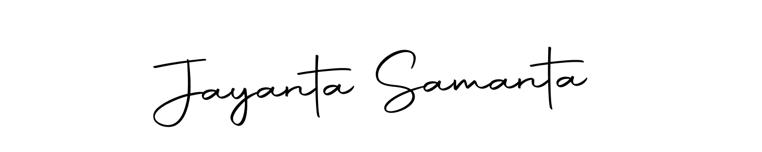 Design your own signature with our free online signature maker. With this signature software, you can create a handwritten (Autography-DOLnW) signature for name Jayanta Samanta. Jayanta Samanta signature style 10 images and pictures png