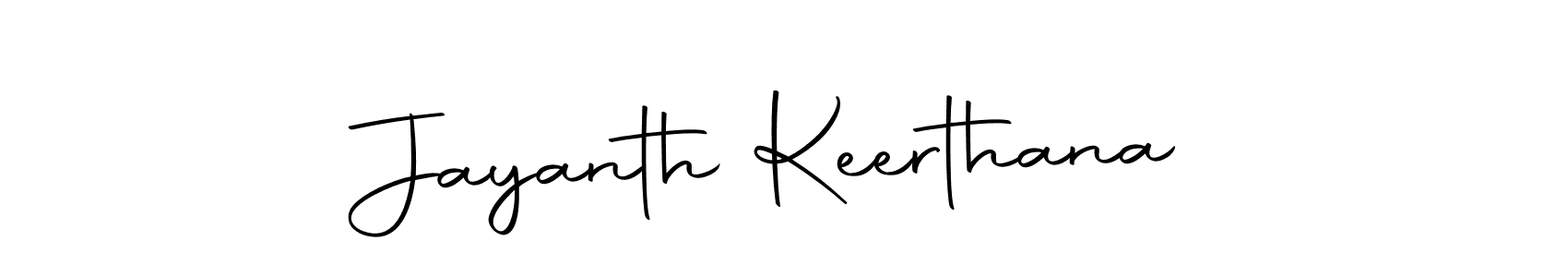 Design your own signature with our free online signature maker. With this signature software, you can create a handwritten (Autography-DOLnW) signature for name Jayanth Keerthana. Jayanth Keerthana signature style 10 images and pictures png