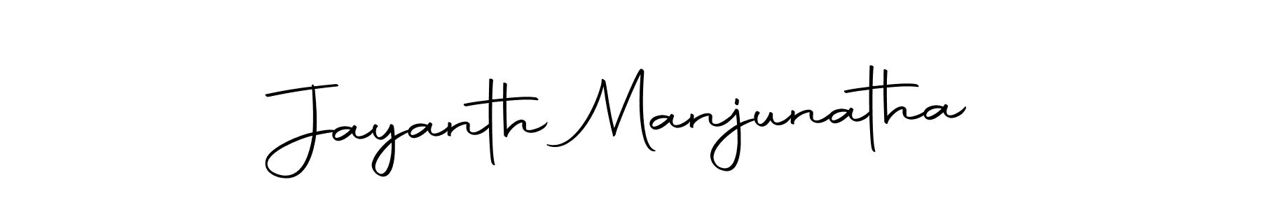 Create a beautiful signature design for name Jayanth Manjunatha. With this signature (Autography-DOLnW) fonts, you can make a handwritten signature for free. Jayanth Manjunatha signature style 10 images and pictures png