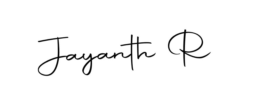 How to make Jayanth R signature? Autography-DOLnW is a professional autograph style. Create handwritten signature for Jayanth R name. Jayanth R signature style 10 images and pictures png