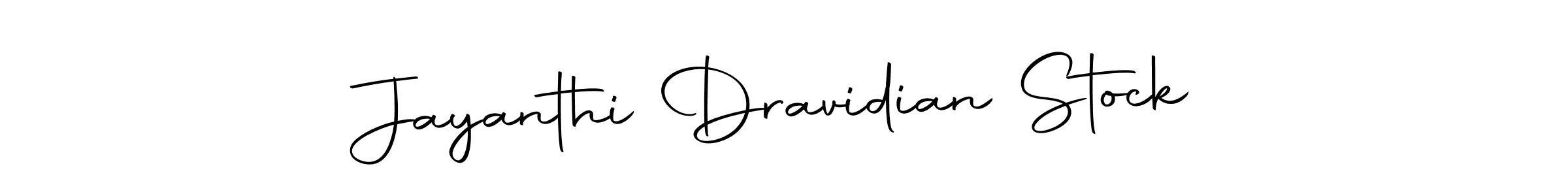 Use a signature maker to create a handwritten signature online. With this signature software, you can design (Autography-DOLnW) your own signature for name Jayanthi Dravidian Stock. Jayanthi Dravidian Stock signature style 10 images and pictures png