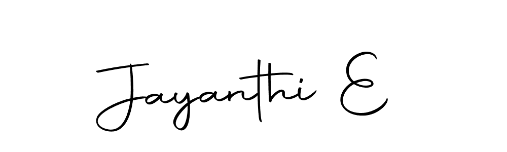 How to make Jayanthi E signature? Autography-DOLnW is a professional autograph style. Create handwritten signature for Jayanthi E name. Jayanthi E signature style 10 images and pictures png