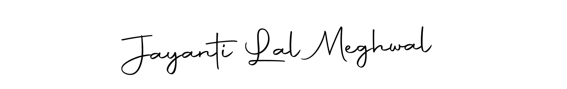 Use a signature maker to create a handwritten signature online. With this signature software, you can design (Autography-DOLnW) your own signature for name Jayanti Lal Meghwal. Jayanti Lal Meghwal signature style 10 images and pictures png