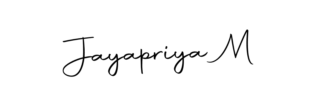 Jayapriya M stylish signature style. Best Handwritten Sign (Autography-DOLnW) for my name. Handwritten Signature Collection Ideas for my name Jayapriya M. Jayapriya M signature style 10 images and pictures png