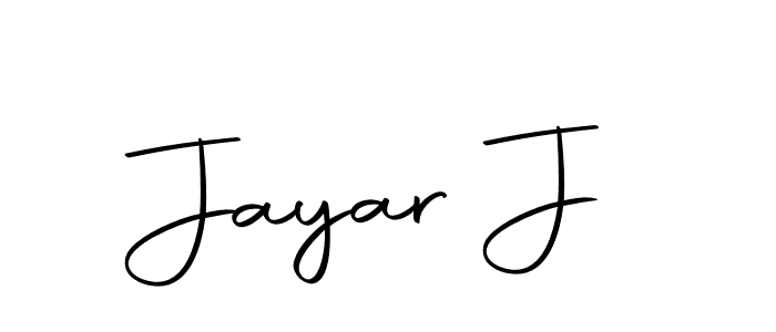 How to make Jayar J name signature. Use Autography-DOLnW style for creating short signs online. This is the latest handwritten sign. Jayar J signature style 10 images and pictures png