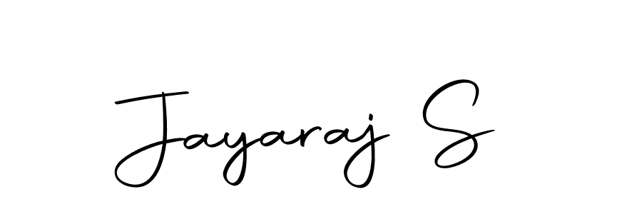 Use a signature maker to create a handwritten signature online. With this signature software, you can design (Autography-DOLnW) your own signature for name Jayaraj S. Jayaraj S signature style 10 images and pictures png