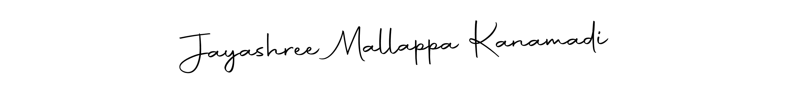 It looks lik you need a new signature style for name Jayashree Mallappa Kanamadi. Design unique handwritten (Autography-DOLnW) signature with our free signature maker in just a few clicks. Jayashree Mallappa Kanamadi signature style 10 images and pictures png