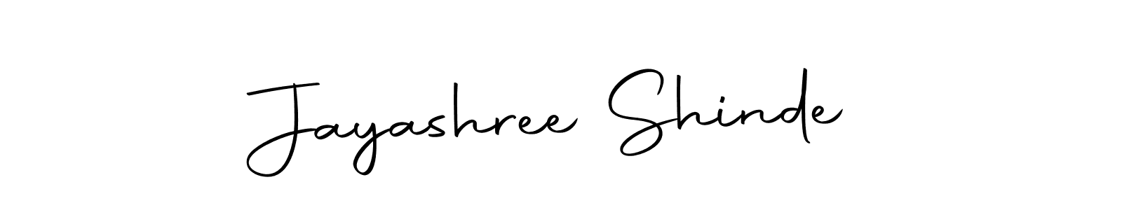 Design your own signature with our free online signature maker. With this signature software, you can create a handwritten (Autography-DOLnW) signature for name Jayashree Shinde. Jayashree Shinde signature style 10 images and pictures png