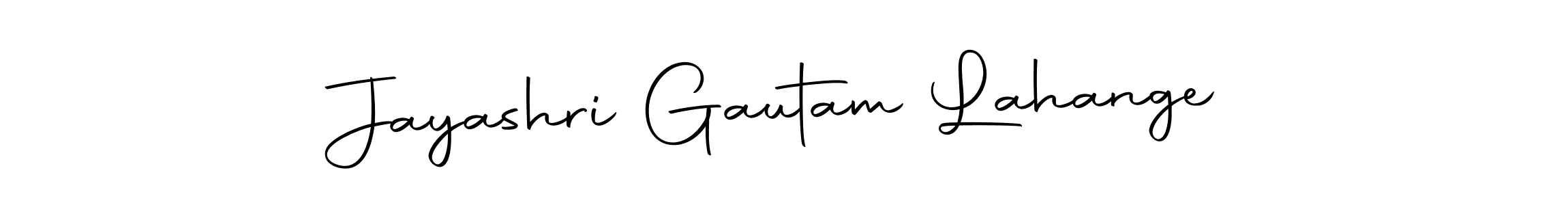 Also we have Jayashri Gautam Lahange name is the best signature style. Create professional handwritten signature collection using Autography-DOLnW autograph style. Jayashri Gautam Lahange signature style 10 images and pictures png