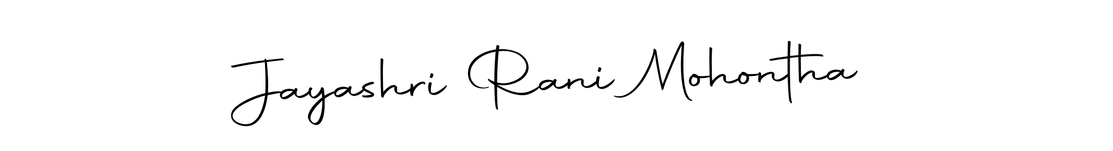 Also we have Jayashri Rani Mohontha name is the best signature style. Create professional handwritten signature collection using Autography-DOLnW autograph style. Jayashri Rani Mohontha signature style 10 images and pictures png