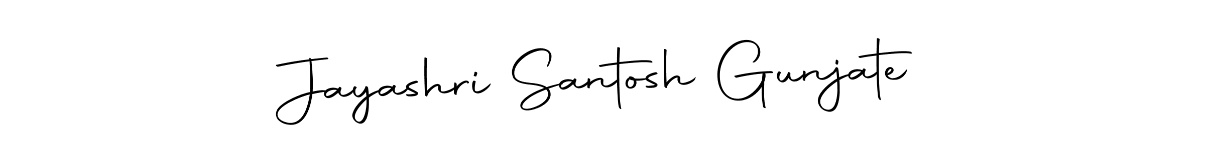 Here are the top 10 professional signature styles for the name Jayashri Santosh Gunjate. These are the best autograph styles you can use for your name. Jayashri Santosh Gunjate signature style 10 images and pictures png