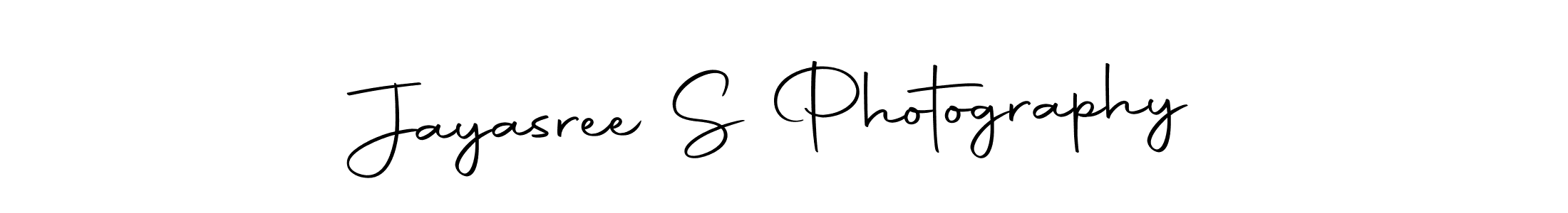 Design your own signature with our free online signature maker. With this signature software, you can create a handwritten (Autography-DOLnW) signature for name Jayasree S Photography. Jayasree S Photography signature style 10 images and pictures png