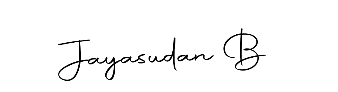 You should practise on your own different ways (Autography-DOLnW) to write your name (Jayasudan B) in signature. don't let someone else do it for you. Jayasudan B signature style 10 images and pictures png