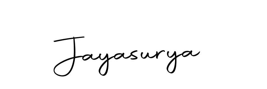 Create a beautiful signature design for name Jayasurya. With this signature (Autography-DOLnW) fonts, you can make a handwritten signature for free. Jayasurya signature style 10 images and pictures png